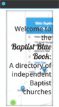Mobile Screenshot of baptistbluebook.com